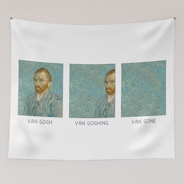 Item preview, van gogh van goghing van gone - urban cute design art designed and sold by cameronbaba.
