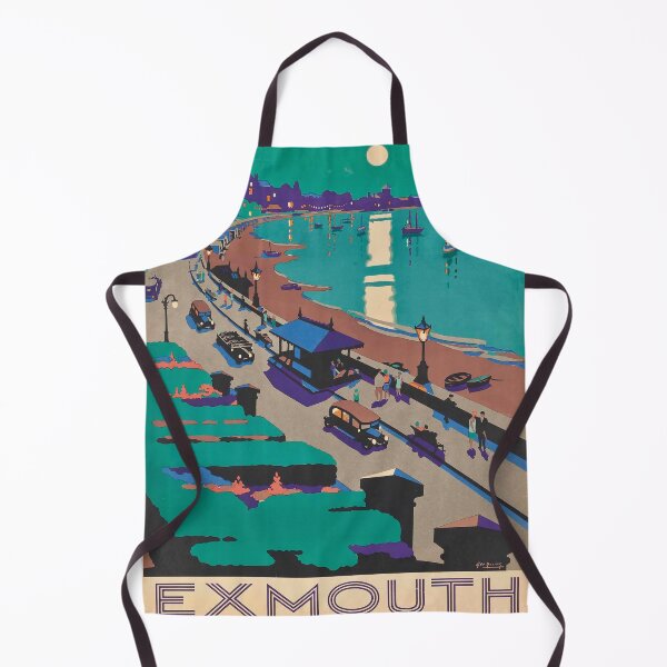 Item preview, retro classic Exmouth poster designed and sold by CorasPosters.