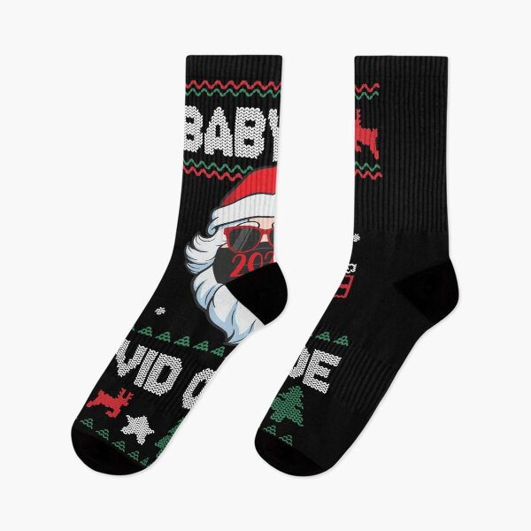 Item preview, Baby It's Covid Outside Santa with Facemask Xmas designed and sold by jessicasmile.