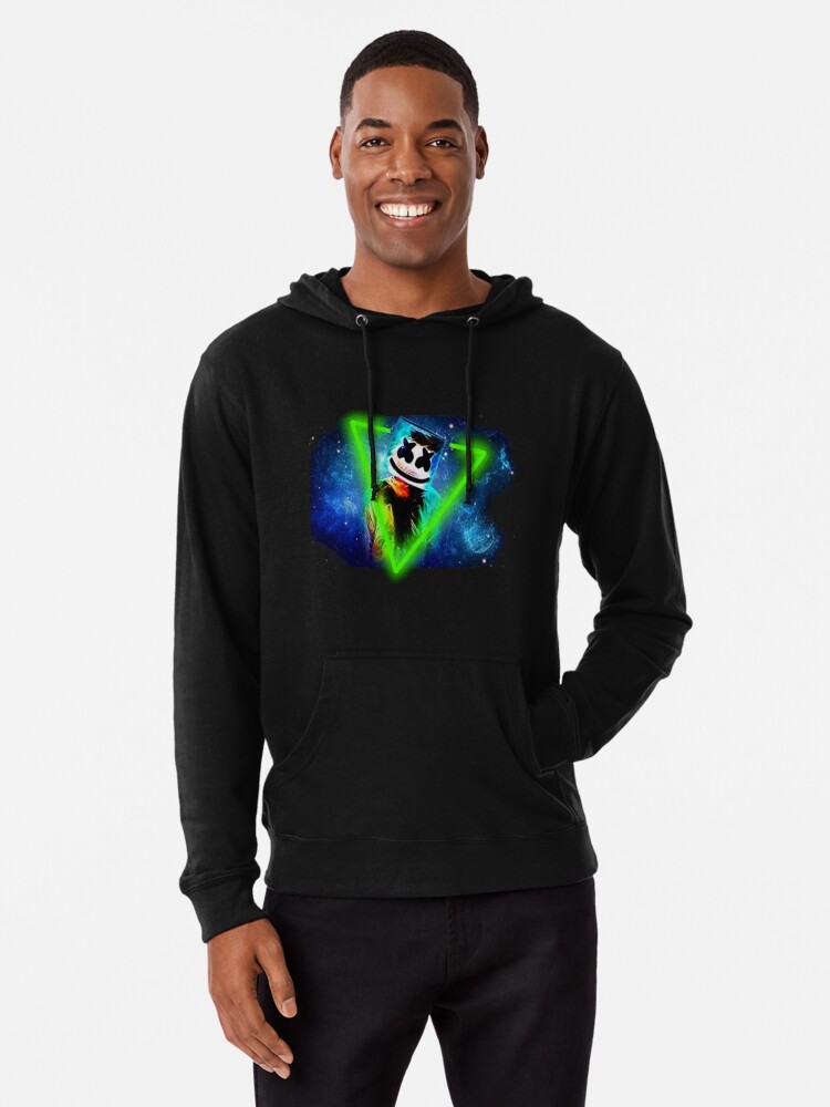 Sudadera ligera con capucha for Sale con la obra Marshmello Neon