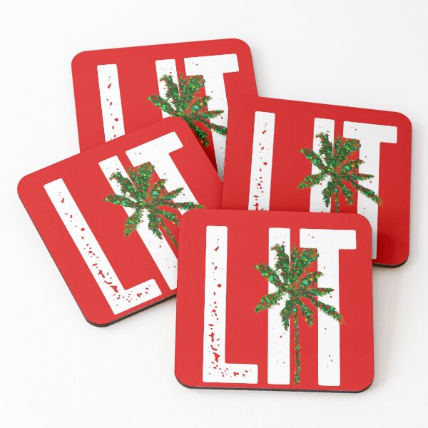 Item preview, Funny Christmas Lit Palm Tree designed and sold by beachchic.