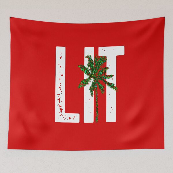 Item preview, Funny Christmas Lit Palm Tree designed and sold by beachchic.