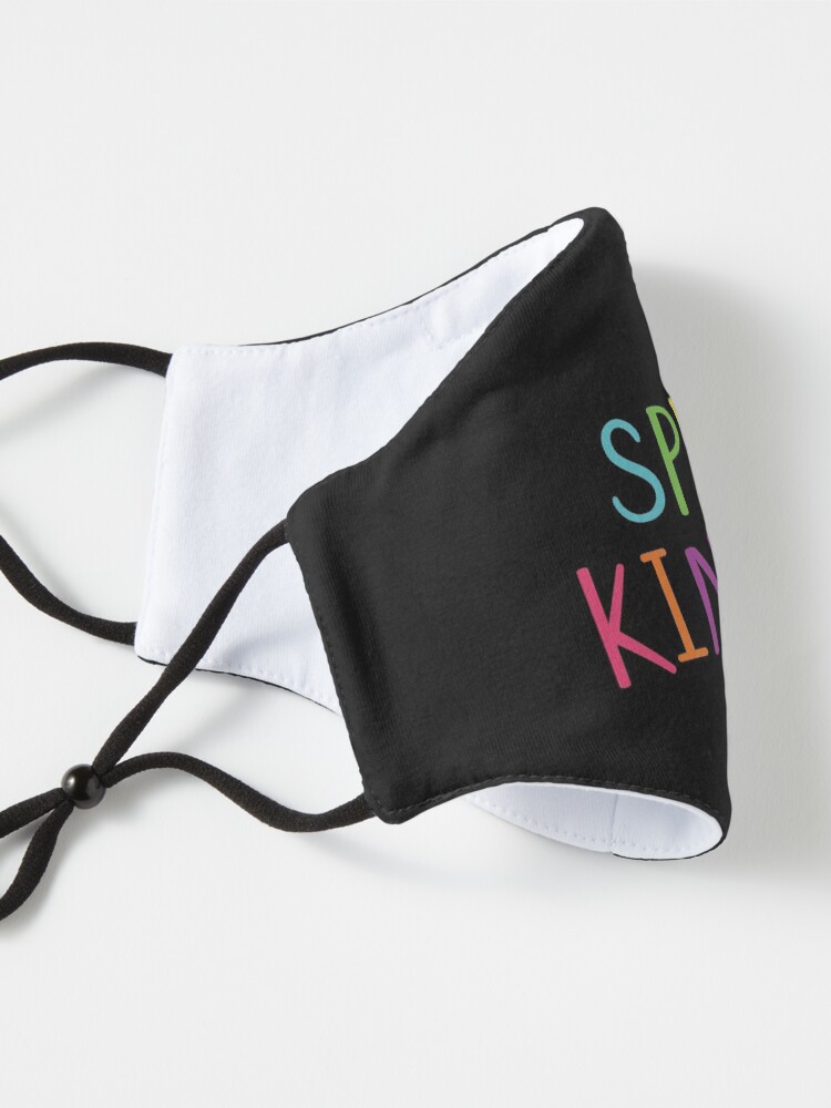 Alternate view of Spread Kindness Anti Bully Teacher Student Awareness Mask