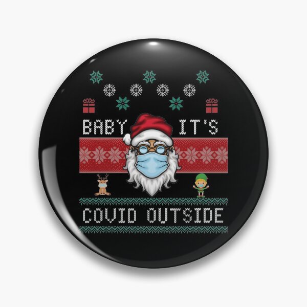 Item preview, Baby It's Covid Outside Ugly Christmas Sweater Design designed and sold by jessicasmile.