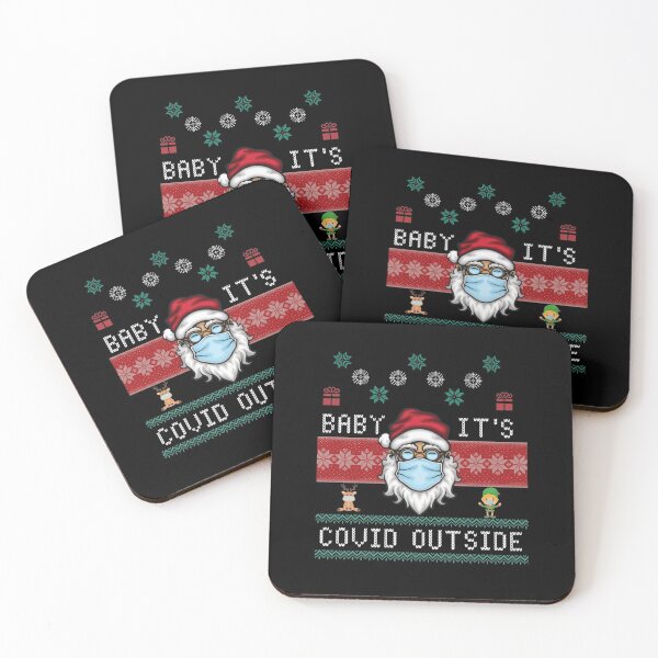 Item preview, Baby It's Covid Outside Ugly Christmas Sweater Design designed and sold by jessicasmile.
