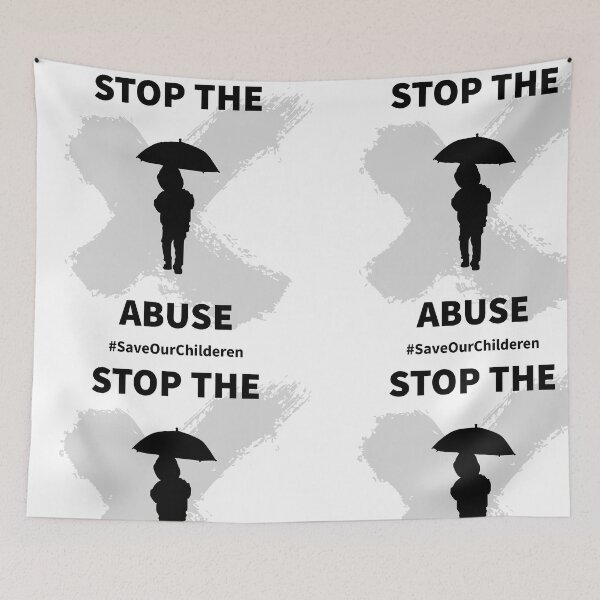 Item preview, Stop the abuse save our children designed and sold by lonelyweebshop.