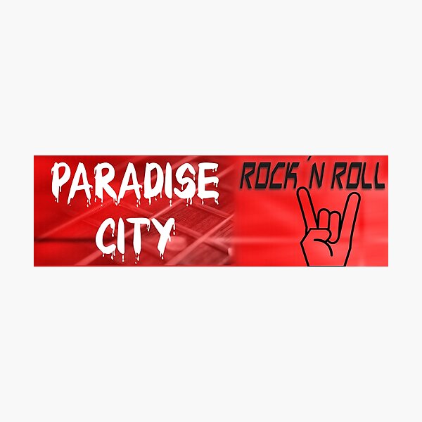 Item preview, Paradise City designed and sold by QuotesDogma.