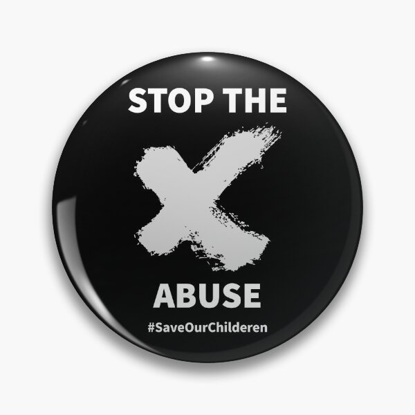 Item preview, Stop the abuse save our children 'x mark' designed and sold by lonelyweebshop.