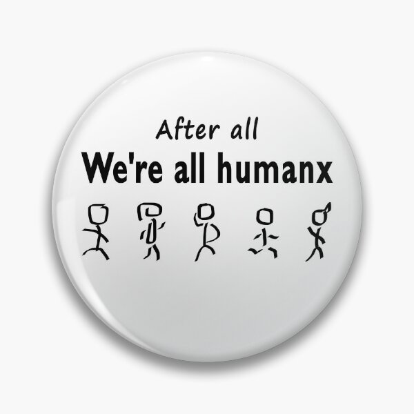 Item preview, Were All Humanx Dark/Light designed and sold by floor3design.