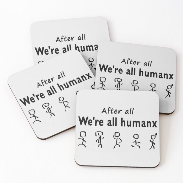Item preview, Were All Humanx Dark/Light designed and sold by floor3design.