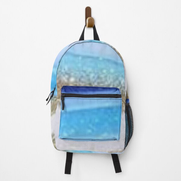 Item preview, Aqua Blue River Golden Wave designed and sold by DeeSignTShirts.