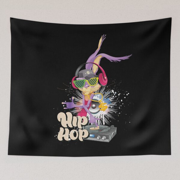 Item preview, Hip Hop Cat DJ designed and sold by DELMEO.