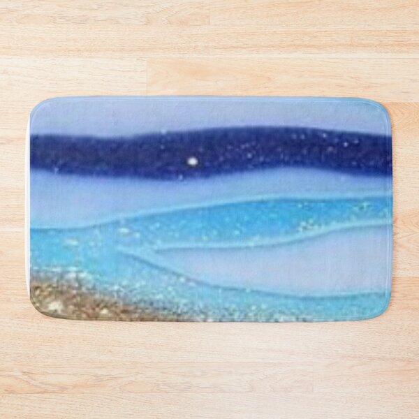 Item preview, Aqua Blue River Golden Wave designed and sold by DeeSignTShirts.