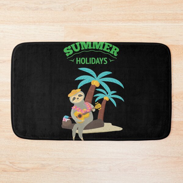 Item preview, Sloth Summer Vacation Palm Trees Beach And Sea designed and sold by DELMEO.