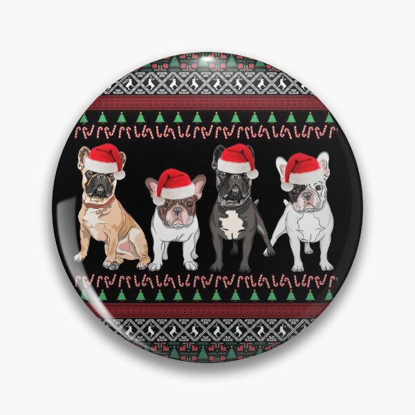 Item preview, French Bulldog Ugly Christmas Sweater designed and sold by FunShirtDesigns.