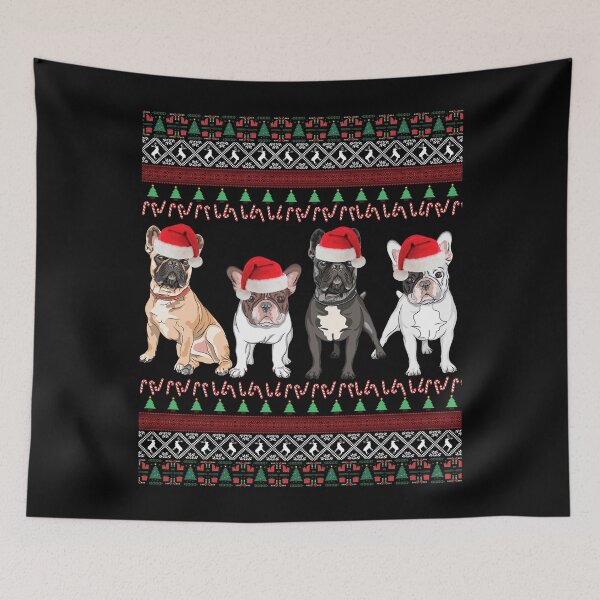 Item preview, French Bulldog Ugly Christmas Sweater designed and sold by FunShirtDesigns.