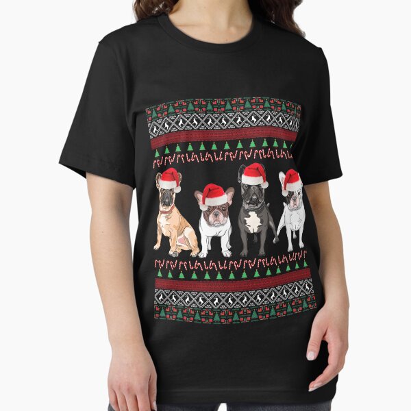 Item preview, French Bulldog Ugly Christmas Sweater designed and sold by FunShirtDesigns.