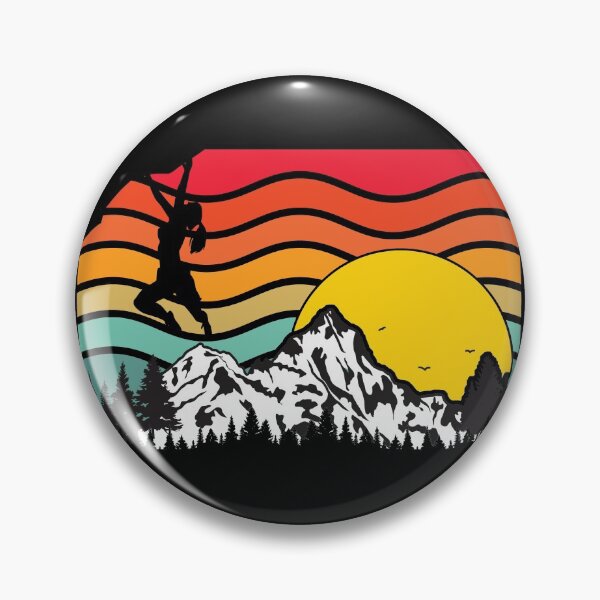 Item preview, Mountain Waves - Woman Bouldering Rock Climbing  designed and sold by HeatherPore.