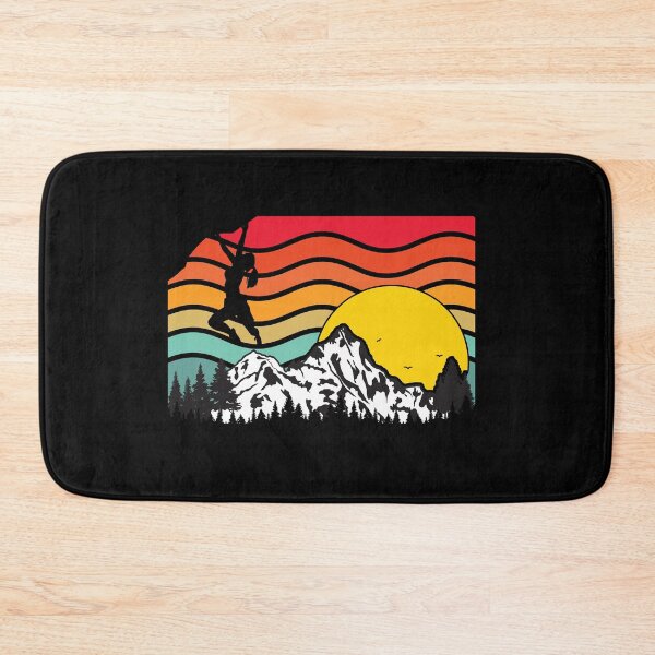 Item preview, Mountain Waves - Woman Bouldering Rock Climbing  designed and sold by HeatherPore.