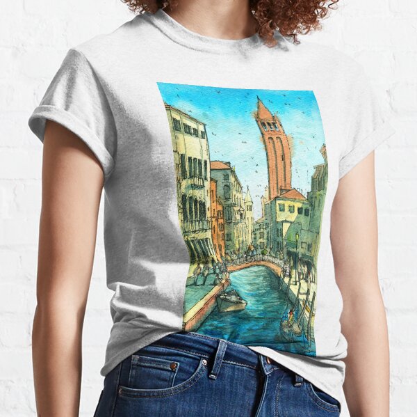 Campo San Barnaba Canal scene Classic T-Shirt