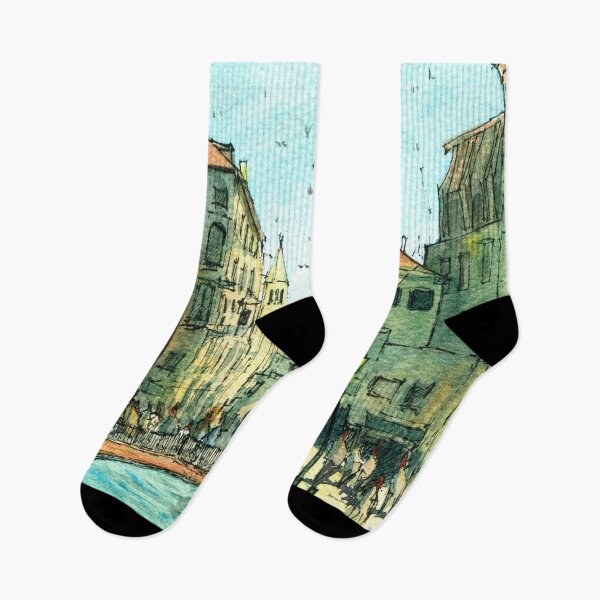 Item preview, Campo San Barnaba Canal scene designed and sold by darrenyeoart.