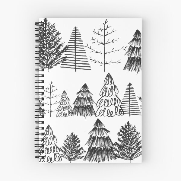 Item preview, Trees Pattern Black and White designed and sold by sarahrinouye.
