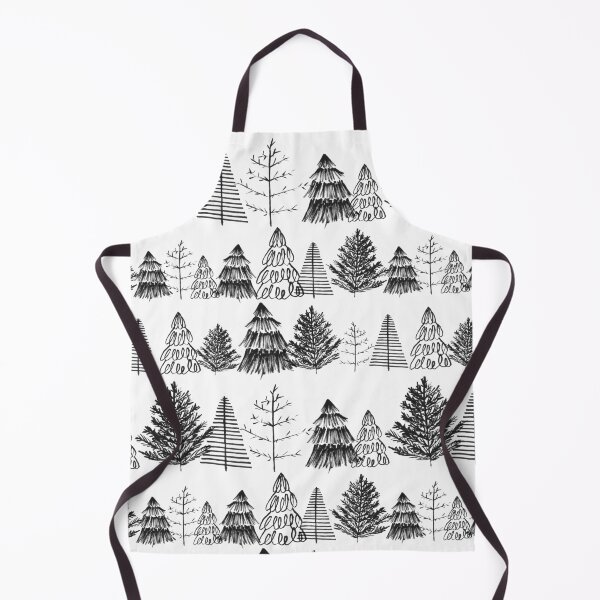 Item preview, Trees Pattern Black and White designed and sold by sarahrinouye.
