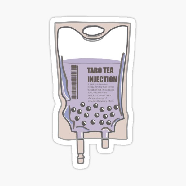 Vista previa del artículo con la obra «Taro Tea Boba IV Bolsa», diseñado y vendido por jesstothepark.