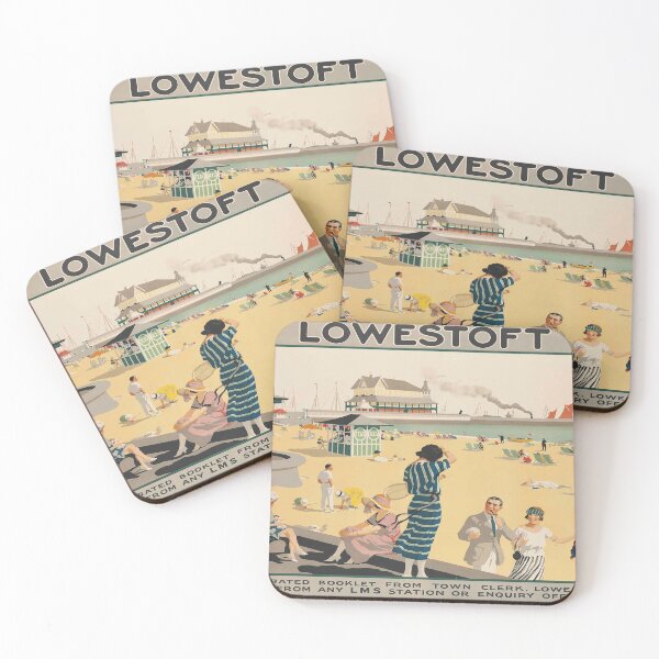 Item preview, retro classic Lowestoft poster designed and sold by CorasPosters.