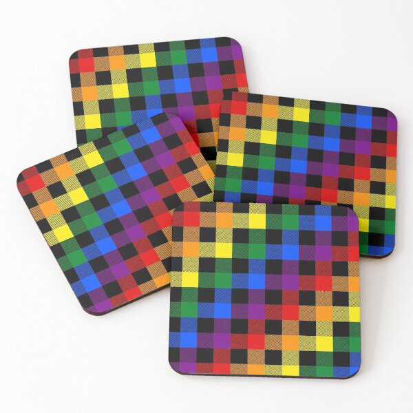 Item preview, Subtle Gay Flag Plaid designed and sold by -Gedwolcraeft-.