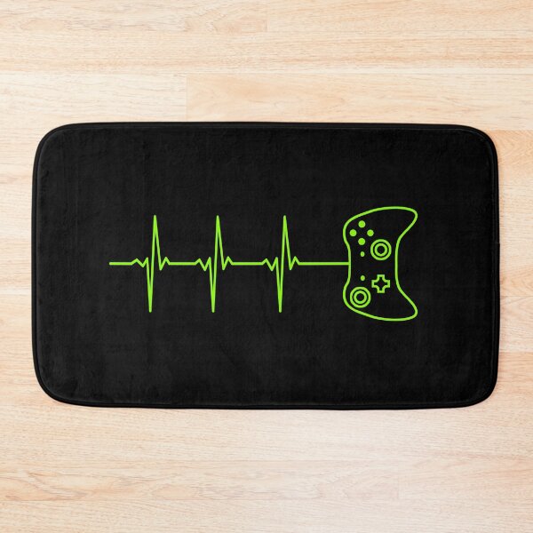 Item preview, Gamer Heartbeat Gaming Video Game Controller with Heart Pulse Line designed and sold by Saad Akchich.