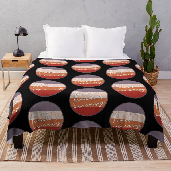 Item preview, Being a Teacher is Easy with vintage sunset retro design designed and sold by milkasweet.