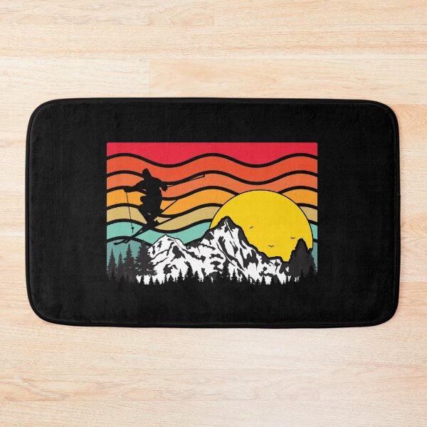 Item preview, Mountain Waves - Ski Mountaineer designed and sold by HeatherPore.