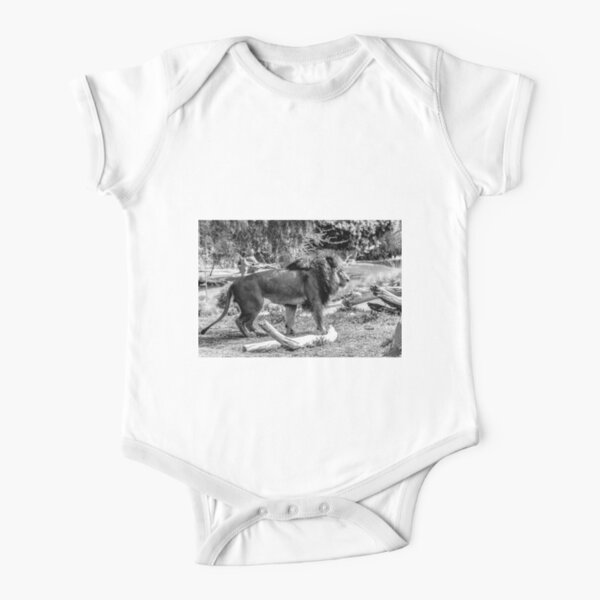 Lion Short Sleeve Baby One-Piece