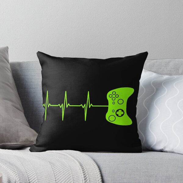 Item preview, Gamer Heartbeat Gaming Video Game Controller with Heart Pulse Line 2 designed and sold by Saad Akchich.