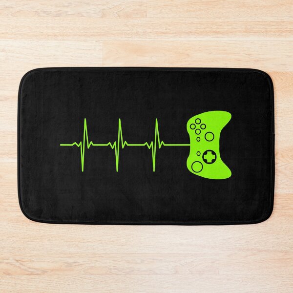 Item preview, Gamer Heartbeat Gaming Video Game Controller with Heart Pulse Line 2 designed and sold by Saad Akchich.