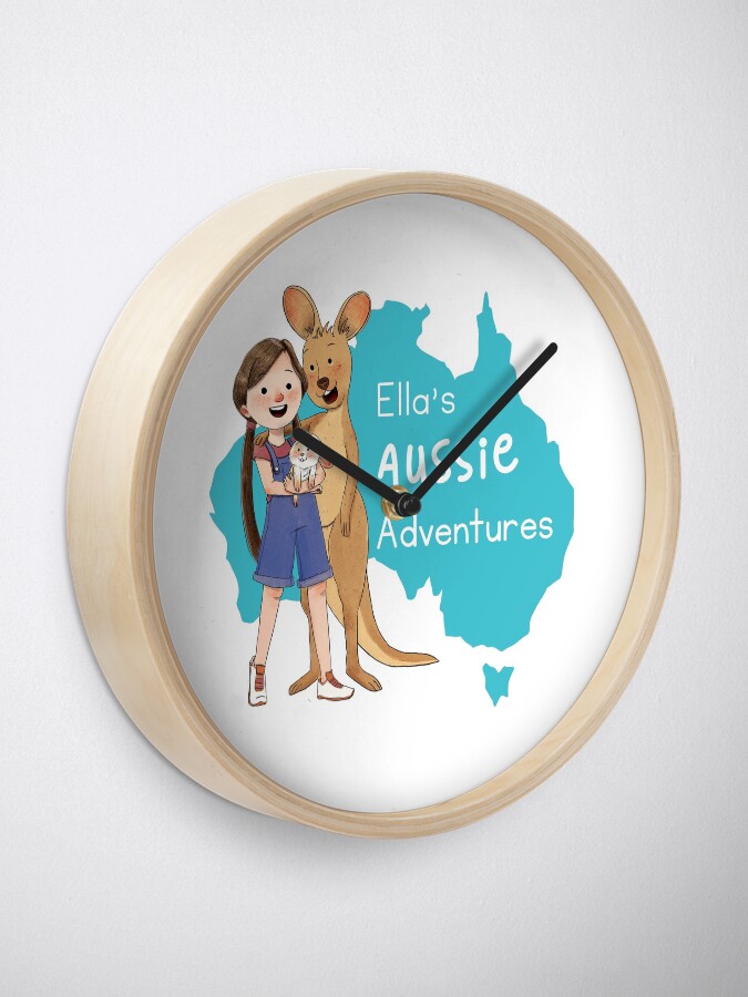 Alternate view of Ella's Aussie Adventures Clock