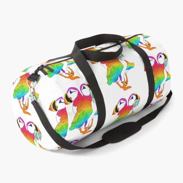 Item preview, Rainbow puffins designed and sold by KatyChristoff.