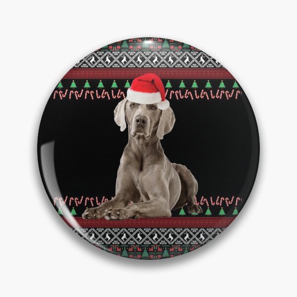 Item preview, Weimaraner Christmas Present designed and sold by FunShirtDesigns.