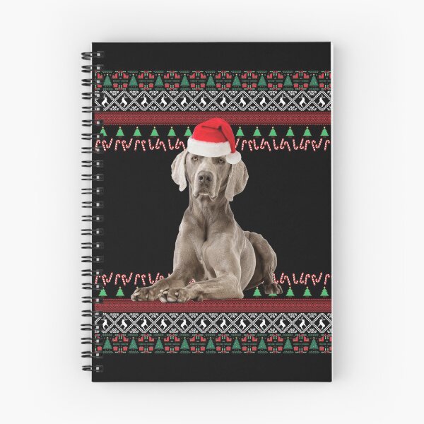 Item preview, Weimaraner Christmas Present designed and sold by FunShirtDesigns.