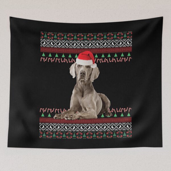 Item preview, Weimaraner Christmas Present designed and sold by FunShirtDesigns.