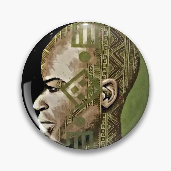 Item preview, Green Tribal Portrait designed and sold by khalaijimase.