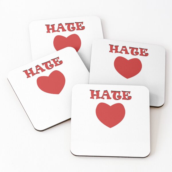 Item preview, Slightly Wrong - Hate and love does not go together designed and sold by Quotes-I-Wear.