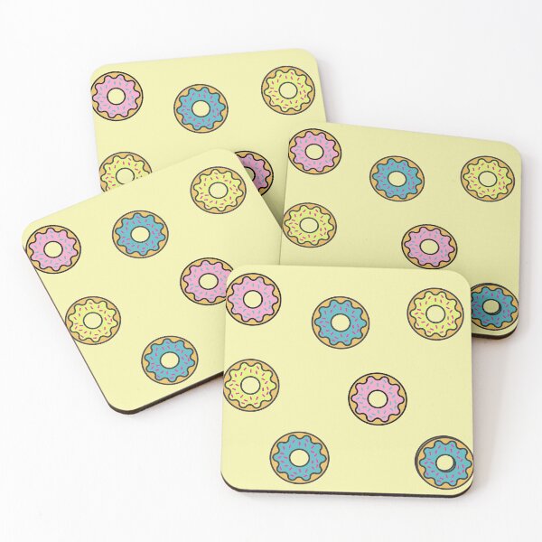Item preview, Cartoon Donut Pattern designed and sold by TwinkleShop.