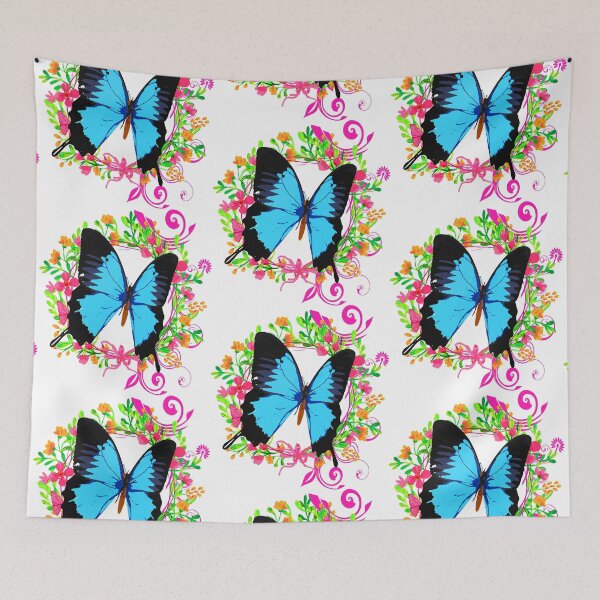 Item preview, Colorful Papillon - Cute Butterfly - Girlie - Flower Pattern designed and sold by BigWildKiwi.
