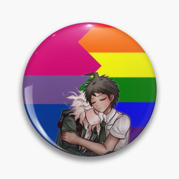 Item preview,  Komahina Pride Pin  designed and sold by Cosplayshin.