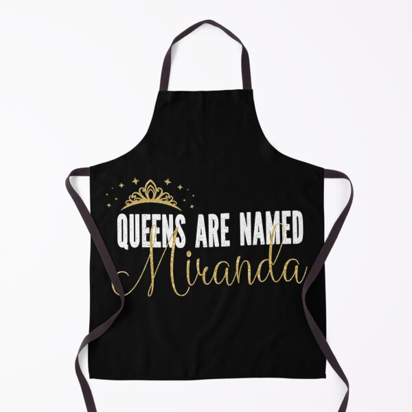 Item preview, Queens Are Named Miranda Personalized First Name Girl print designed and sold by Ludmila58.