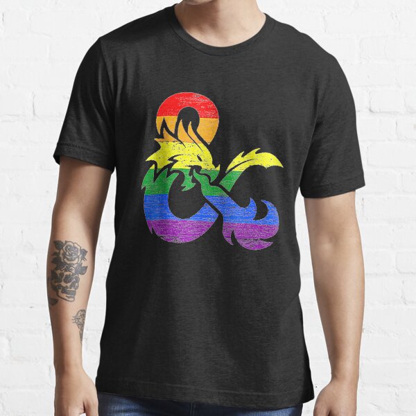 LGBT Flag Pride Role Paying D20 DnD Gaming RPG Gift T-Shirt Essential T-Shirt