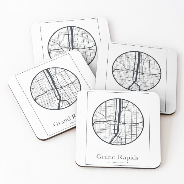 Item preview, Grand Rapids City Map  designed and sold by Hollowfog.