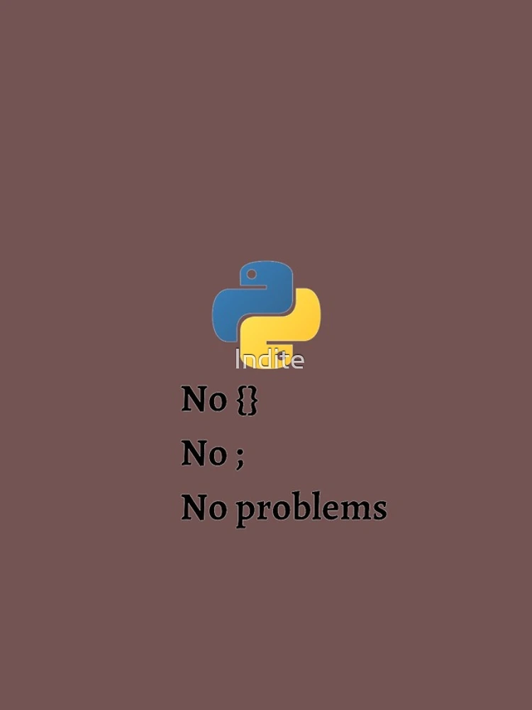 Thumbnail 4 of 4, iPhone Case, python - no problem language designed and sold by Indite.